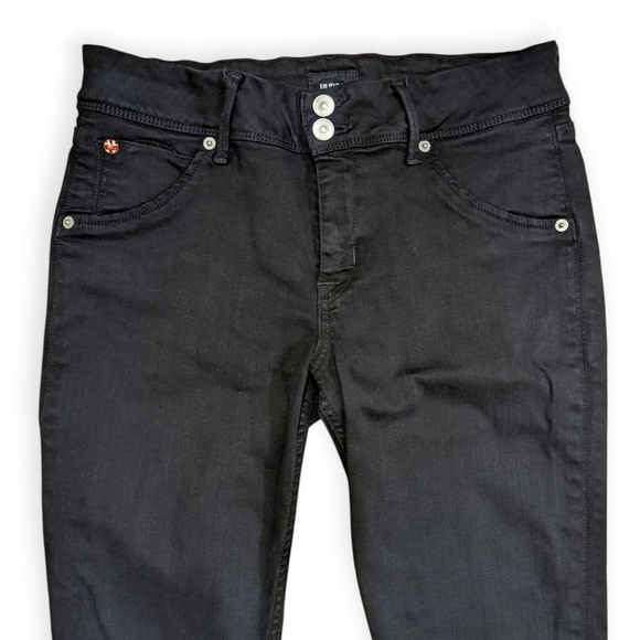 Hudson Jeans Collin Black Skinny Denim Size 31 - Picture 3 of 12
